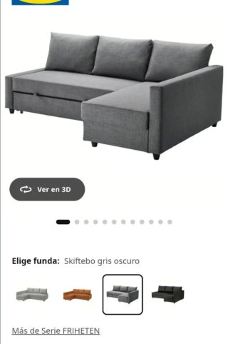 6 Fundas para Sofá Cama Chaiselongue Beige.