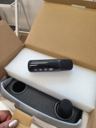 Altavoz Karaoke MUMUWIND MMF-603 con 2 Micrófonos