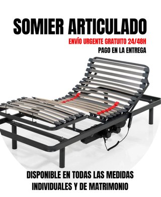Somier Articulado eléctrico con Motor y Mando