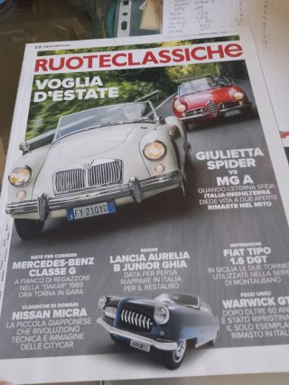 Rivista ruote classiche numero 416 agosto 23