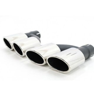 Difusor trasero look S5 para Audi A5 5F Facelift +