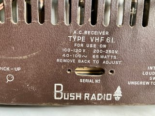 Radio Bush Válvulas Vintage