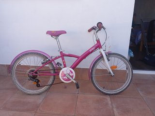 Bicicleta niña rosa