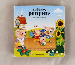 Libro infantil "Els tres porquets" - Estrella Pola