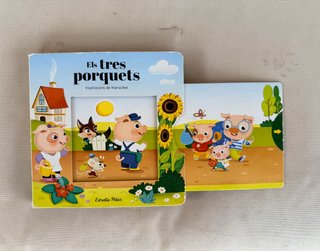 Libro infantil "Els tres porquets" - Estrella Pola