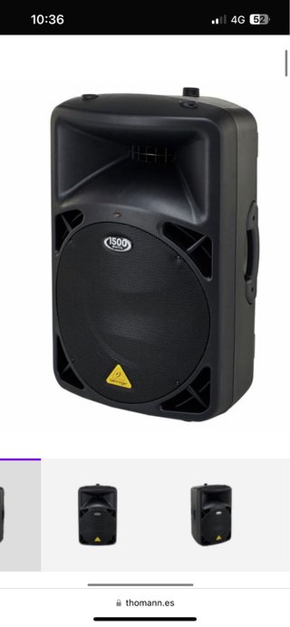 Altavoz Behringer 1500W Negro