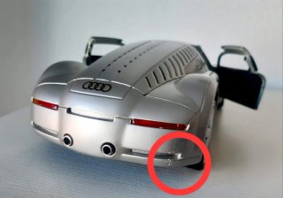 Coche Audi Maisto. Escala 1/18. Automodelismo.