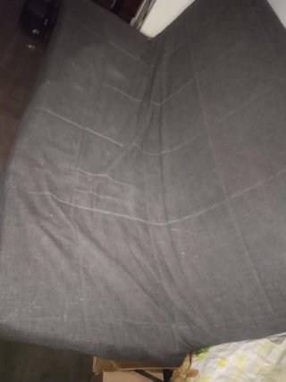 Sofá Cama Gris Tela