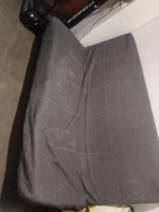 Sofá Cama Gris Tela