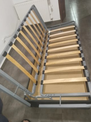 Sofá Cama Gris Tela
