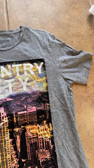 Camiseta Gris hombre - L
