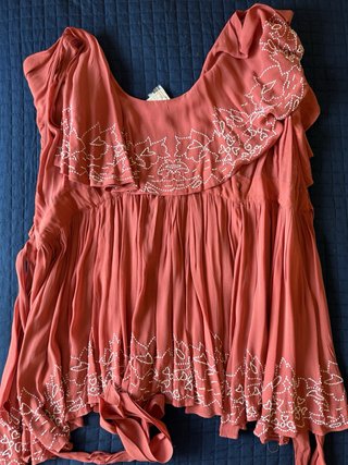 Vestido Free People rosa talla única