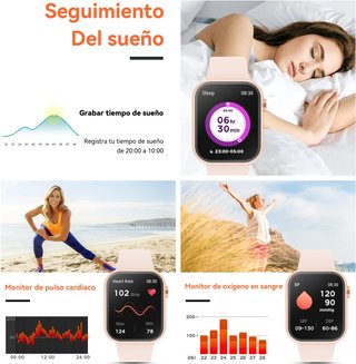 Reloj Inteligente Smartwatch Nuevo Rosa Dorado