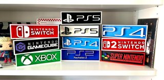 Consolas de Videojuegos - Logos 3D