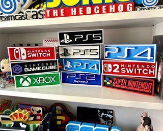 Consolas de Videojuegos - Logos 3D