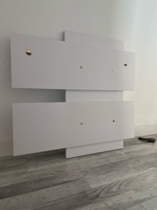 Espejo recibidor moderno panel decorativo blanco