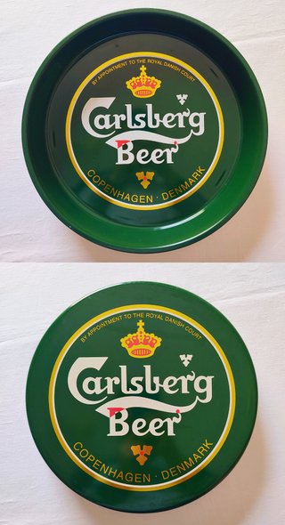 Set 3 vassoi da bar: Carlsberg, Peroni, Amsteel