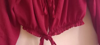 Blusa Granate Manga Larga