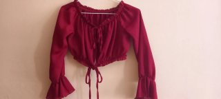 Blusa Granate Manga Larga