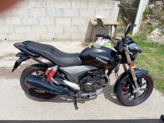 Moto Keeway RKV 125 Naked Negra/Gris
