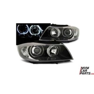 Faros Angel eyes para BMW E90 look Xenon