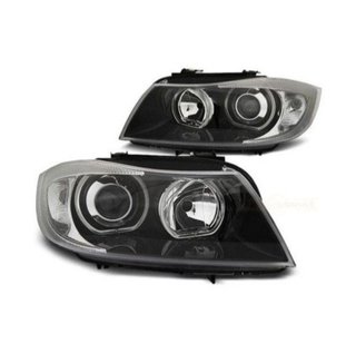 Faros Angel eyes para BMW E90 look Xenon