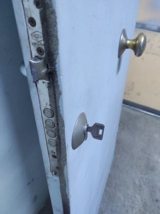 Puerta de seguridad usada 82/203cm