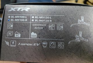 Maneta Shimano XTR M9100 Nueva