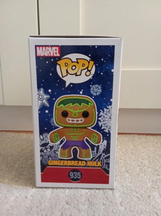 Funko Pop Marvel Gingerbread Hulk 935