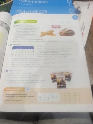 Matemáticas 5 Primaria Mochila ligera
