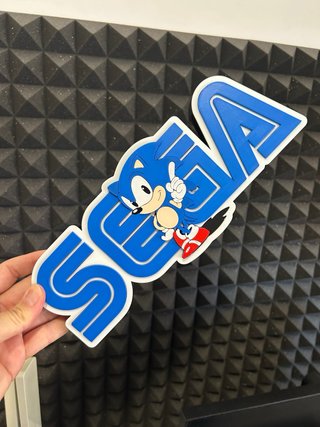 SEGA Sonic - Logo 3D