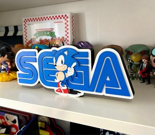 SEGA Sonic - Logo 3D