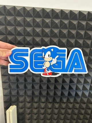 SEGA Sonic - Logo 3D