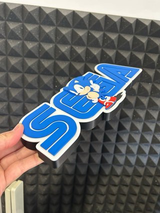 SEGA Sonic - Logo 3D