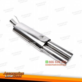 Silenciador de escape trasero TA Technix 2x76mm r