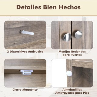 Armario Rústico para Baño