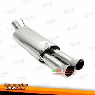 Silenciador de escape trasero TA Technix 2x76mm D
