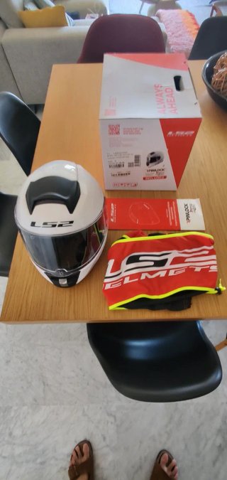 Casco Moto LS2 Vector Evo Blanco