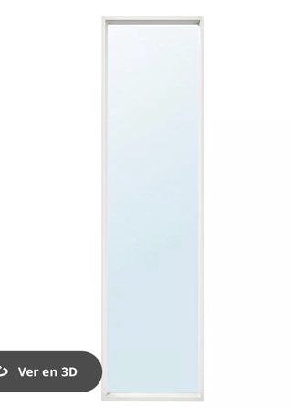 Espejo Nissedal Ikea Blanco y Madera
