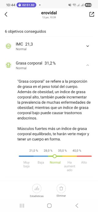 Báscula impedancia Xiaomi Mi Scale 2