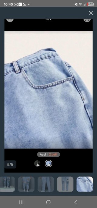 Vaqueros rotos SHEIN Curve+ Talla Grande