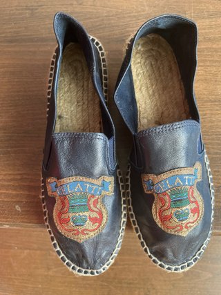 Espardenyes de pell CELATTI blaves