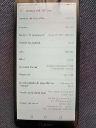 Honor 7S Smartphone