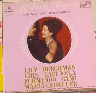 Vinilo LP Franz Lehár: La Viuda Alegre