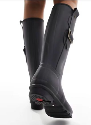 Botas Hunter Original Tall Hebilla Negra 38/39