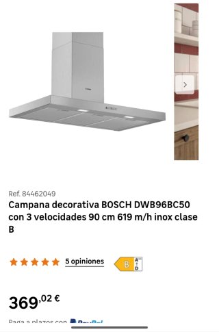 Campana extractora Bosch