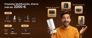 Proyector de vídeo 4K Ultra HD SIN ESTRENAR