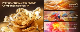 Proyector de vídeo 4K Ultra HD SIN ESTRENAR