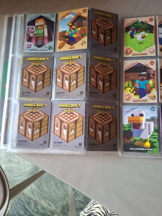 Cromos Minecraft Challenges Panini muchos repes