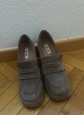 Zapatos BiBi LOU grises ante